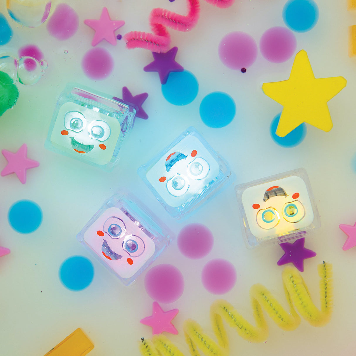 Glo Pals Light-Up Cubes Limited Edition Party Pal! - 4 Pack