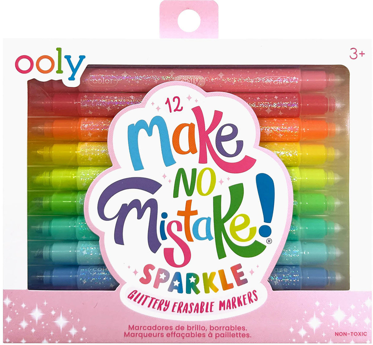 Make No Mistake! Sparkle Glittery Erasable Markers