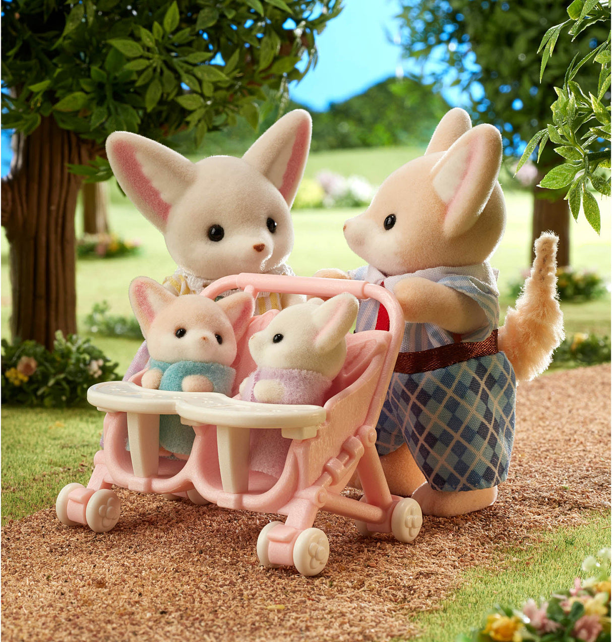 Calico Critters Fennec Fox Family