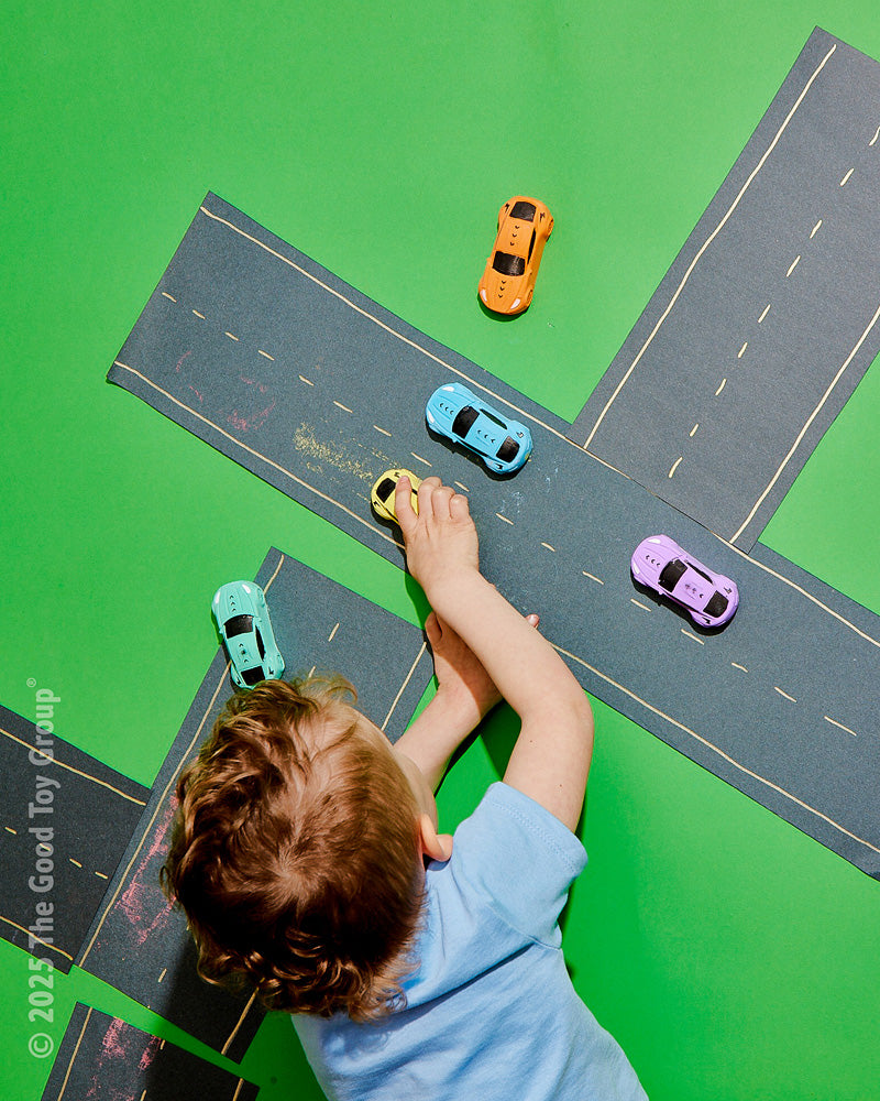 Sidewalk Chalk - Race Cars