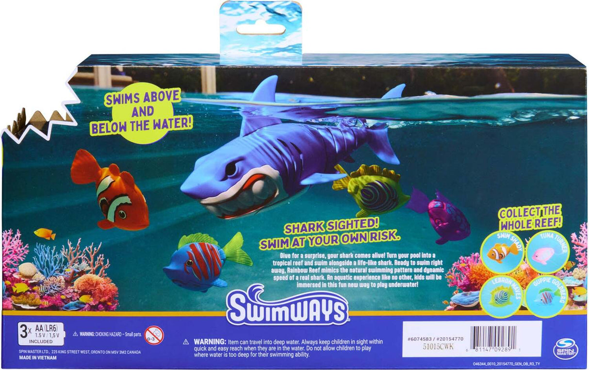 Swimways Rainbow Reef: Finn Diesel Water Activated Shark