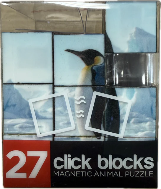 Click Blocks Magnetic 27Pc Animal Puzzle