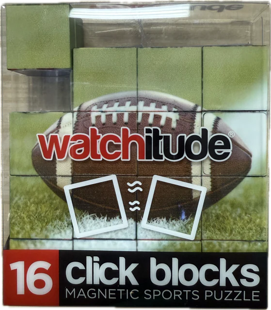 Click Blocks Magnetic 16Pc Sport Puzzle