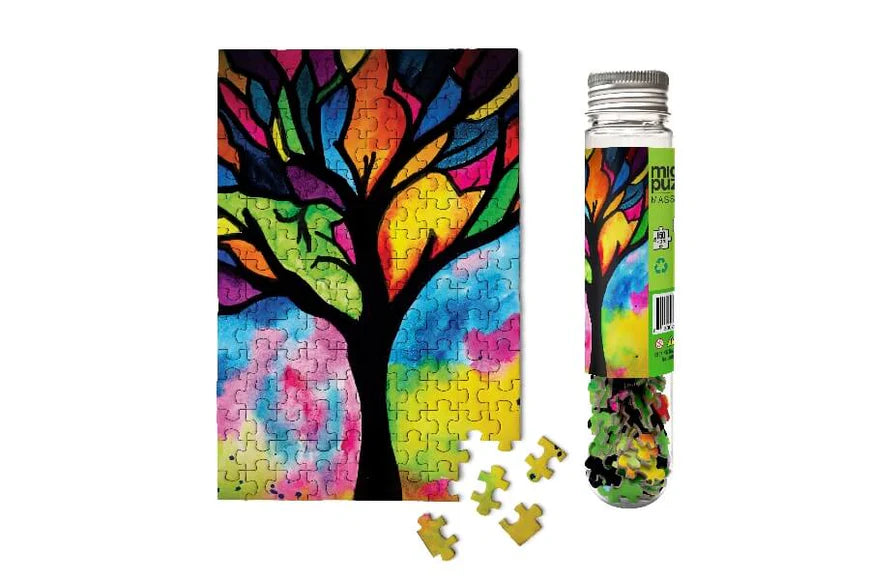 Stained Glass Tree Micro Puzzles