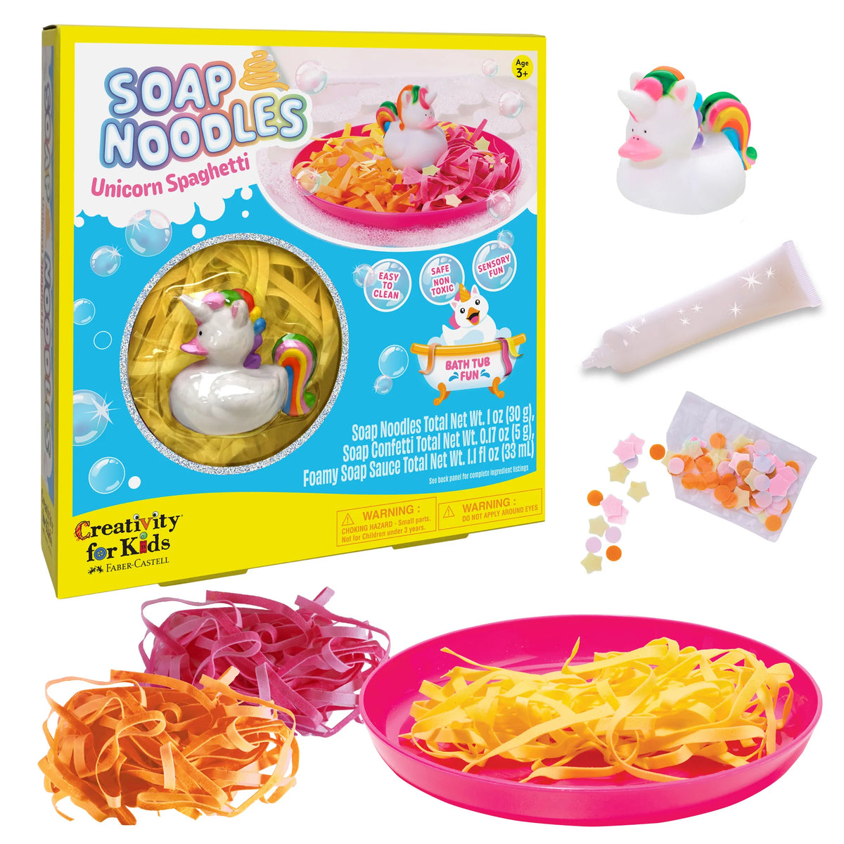 Unicorn Spaghetti Soap Noodles