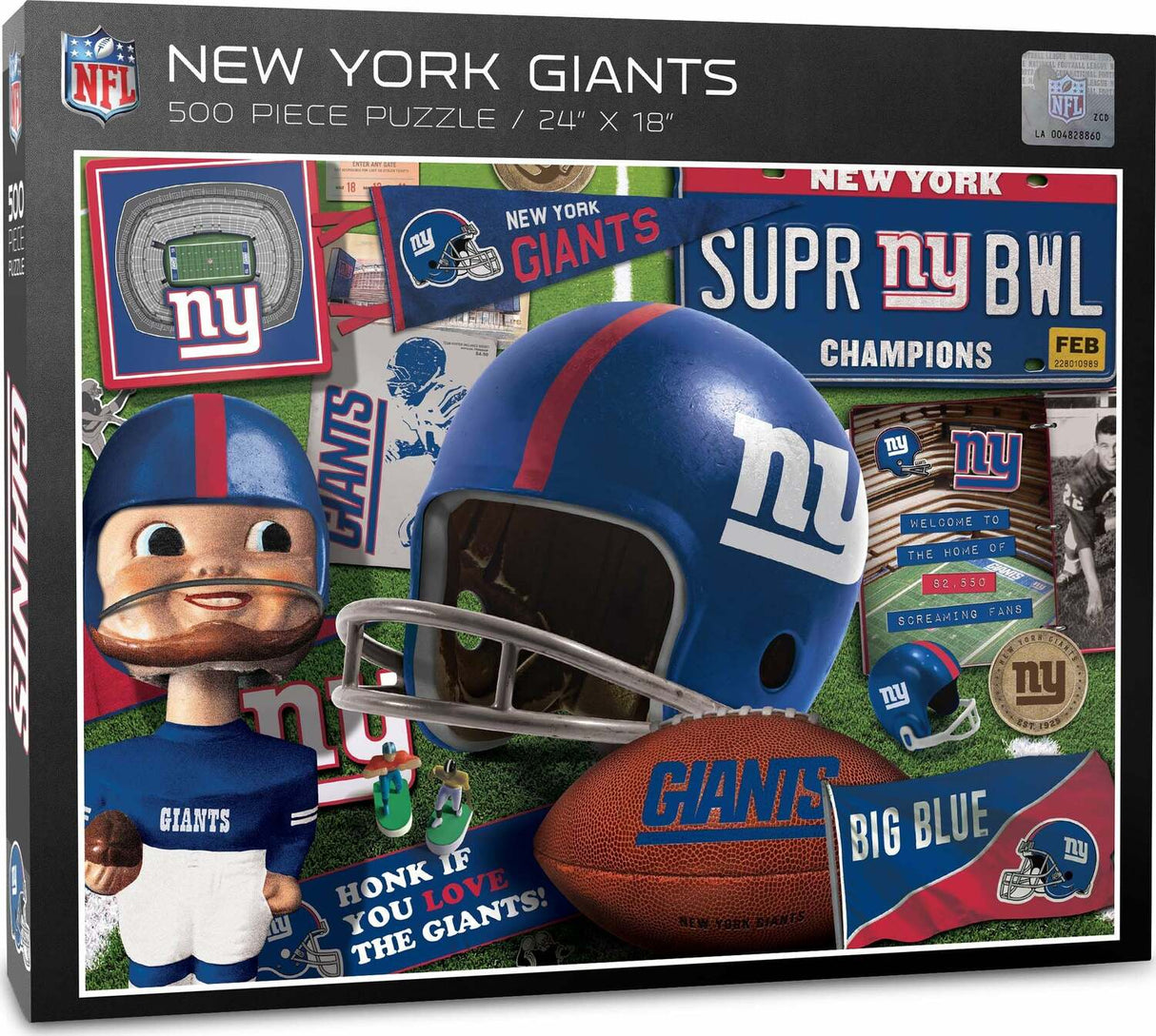 NY Giants - Retro - 500 Pieces