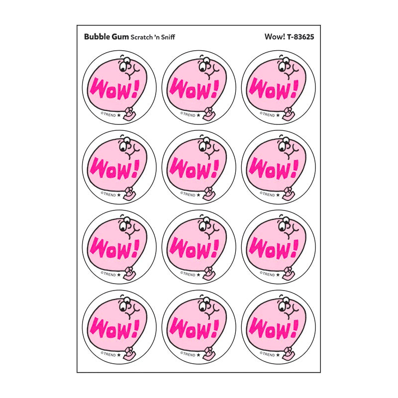 Scratch 'n Sniff Wow Bubble Gum
