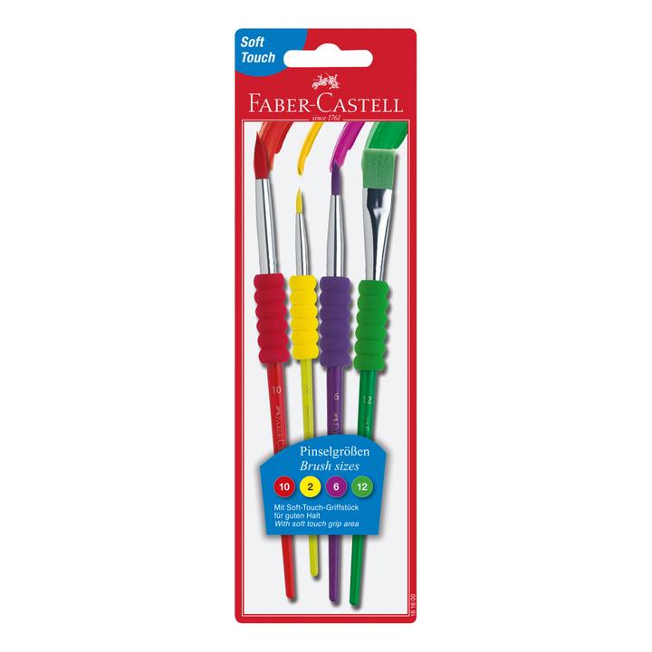 Soft Grip Brushes - 4 pack