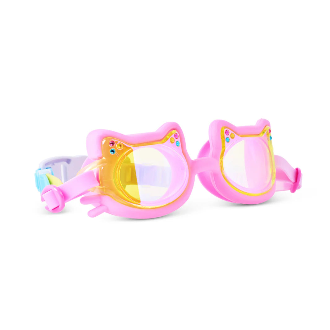 Flexi Cat Plush Paw Pink Swim Goggles