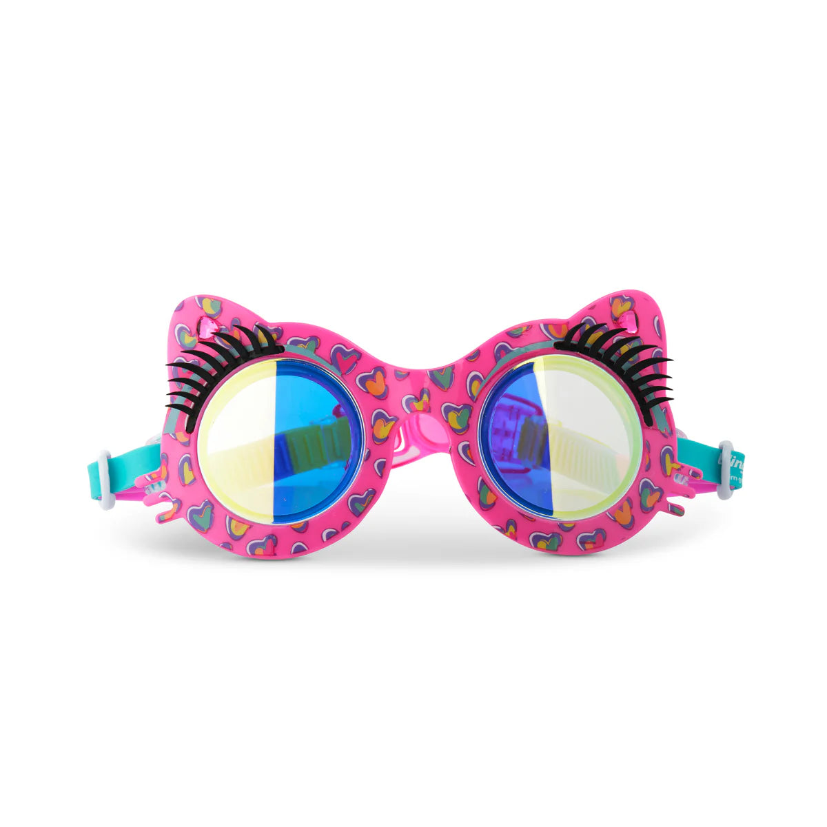 Purrty Pink Paws Kitty Youth Swim Goggles