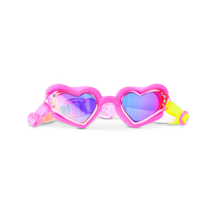 Plush Crush Heart Hot Crush Pink Goggles