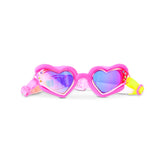 Plush Crush Heart Hot Crush Pink Goggles