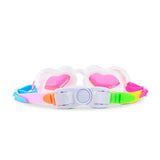 Plush Crush Heart Purely Yours White Swim Goggles