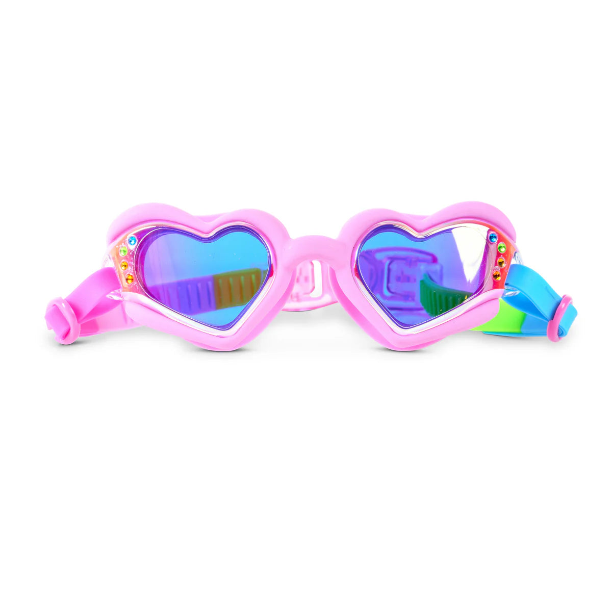 Plush Crush Heart Ur My Jam Pink Swim Goggles