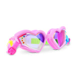 Plush Crush Heart Ur My Jam Pink Swim Goggles