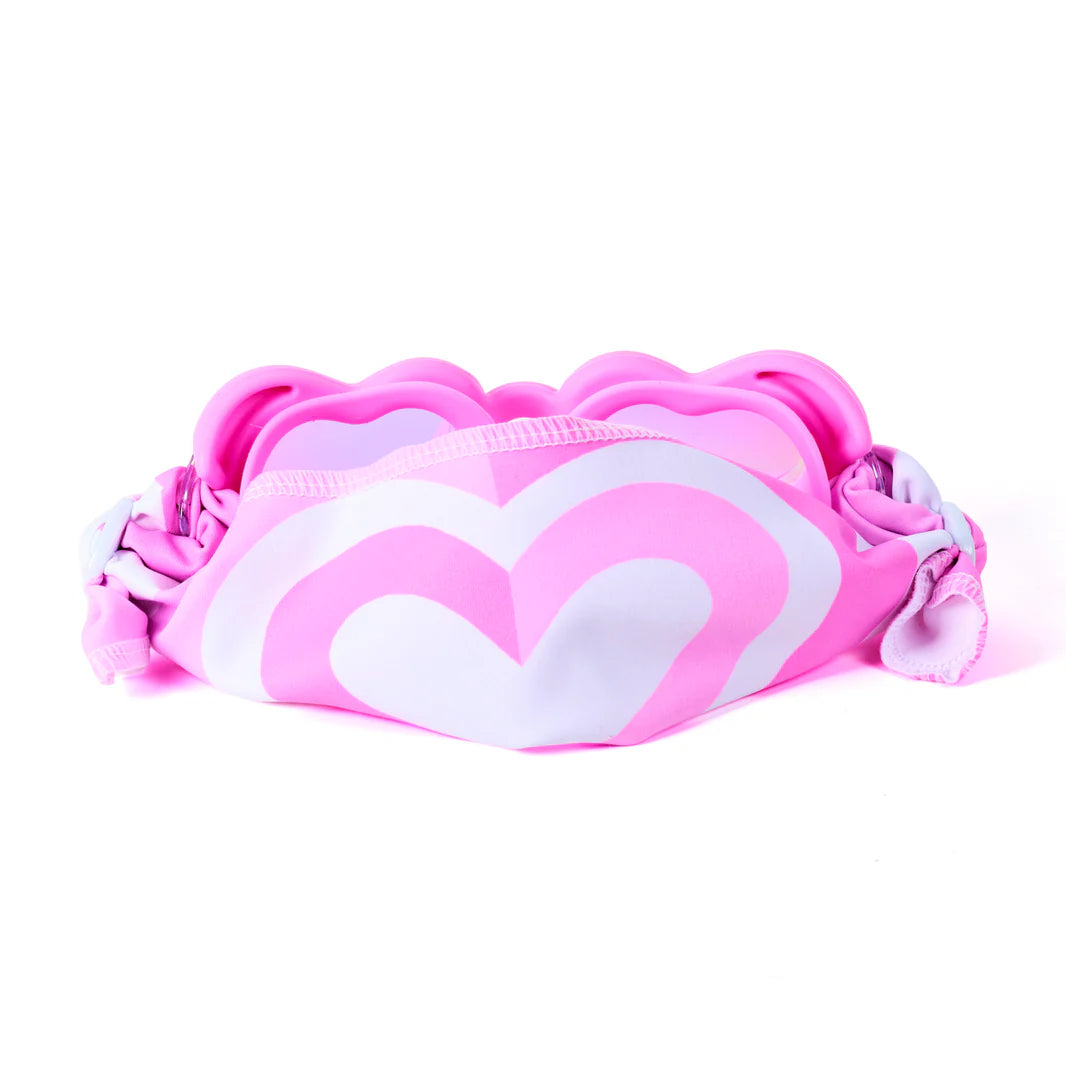 Soft Crush Pink Wish Flexible Heart Swim Goggles
