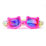 Soft Strap Paws Cat Frame Fuzzy Pink Goggles