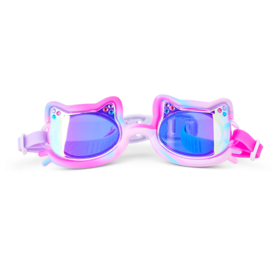 Tie-Dye Tabby Purrberry Swim Goggles