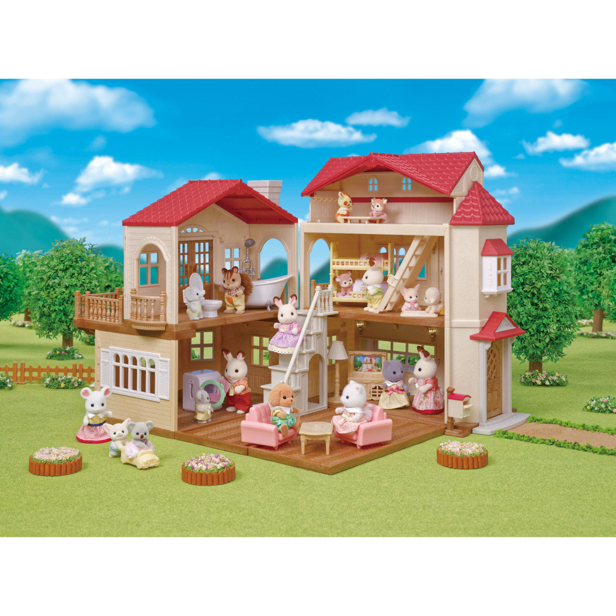 Calico Critters Red Roof Country Home Gift Set