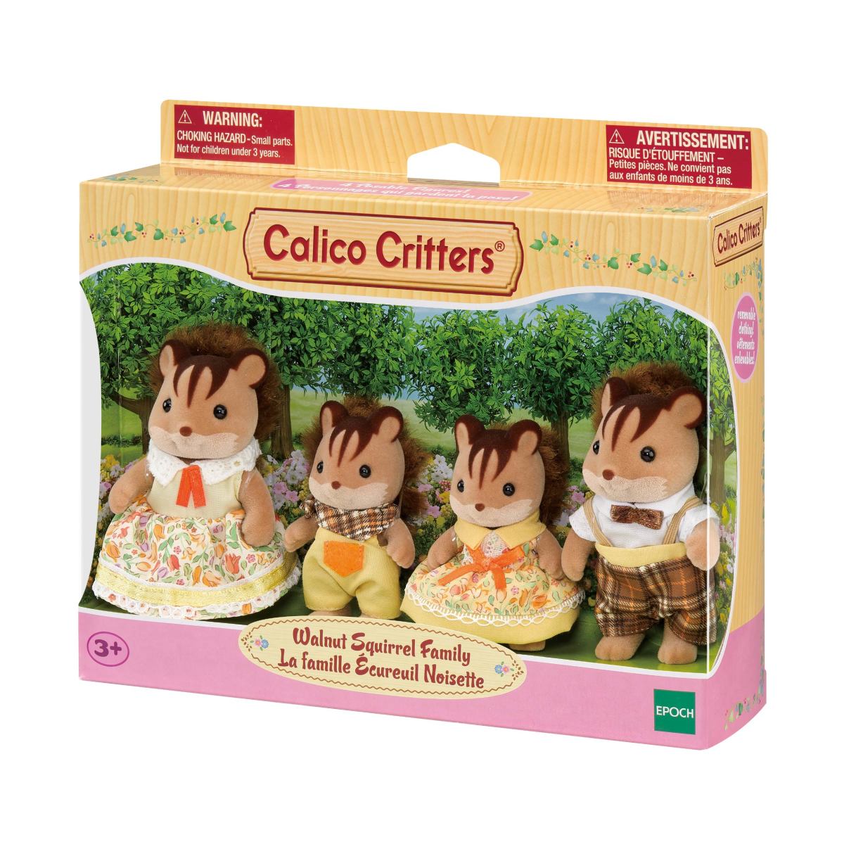 Walnut Squirrel Family Calico Critters