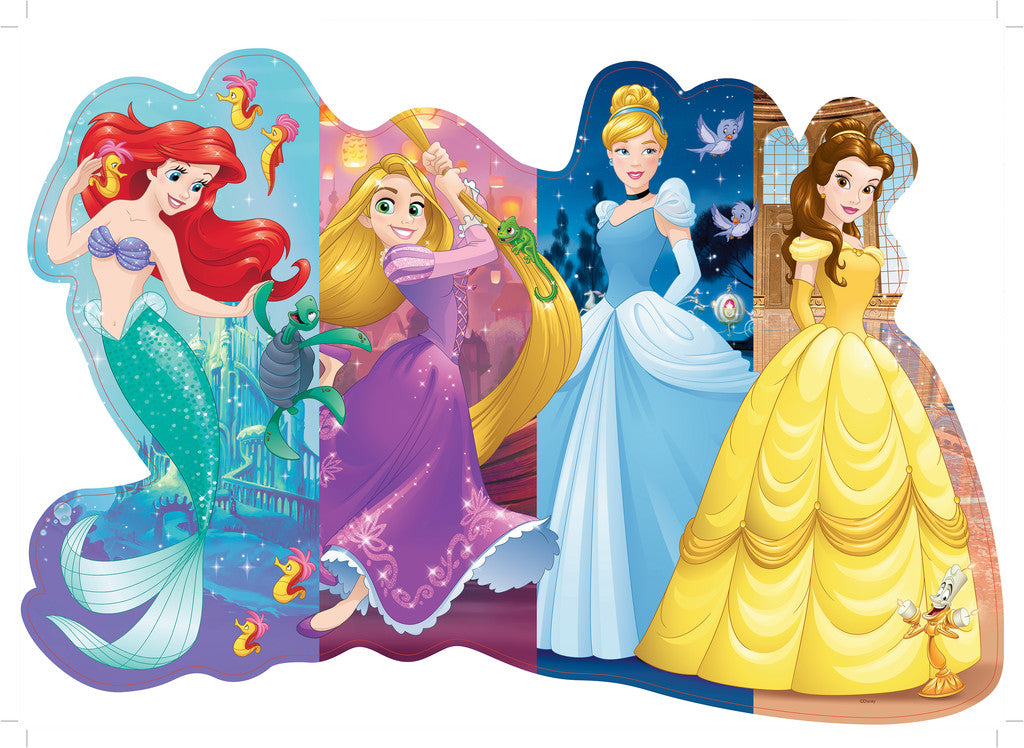 24 pc Pretty Princesses Shaped Floor Puzzle