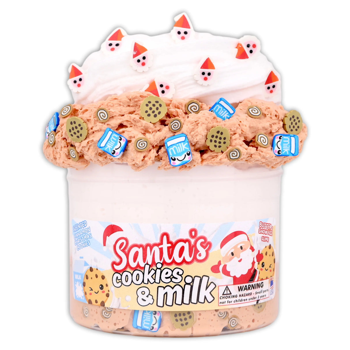 Santa's Cookies & Milk Dope Slime