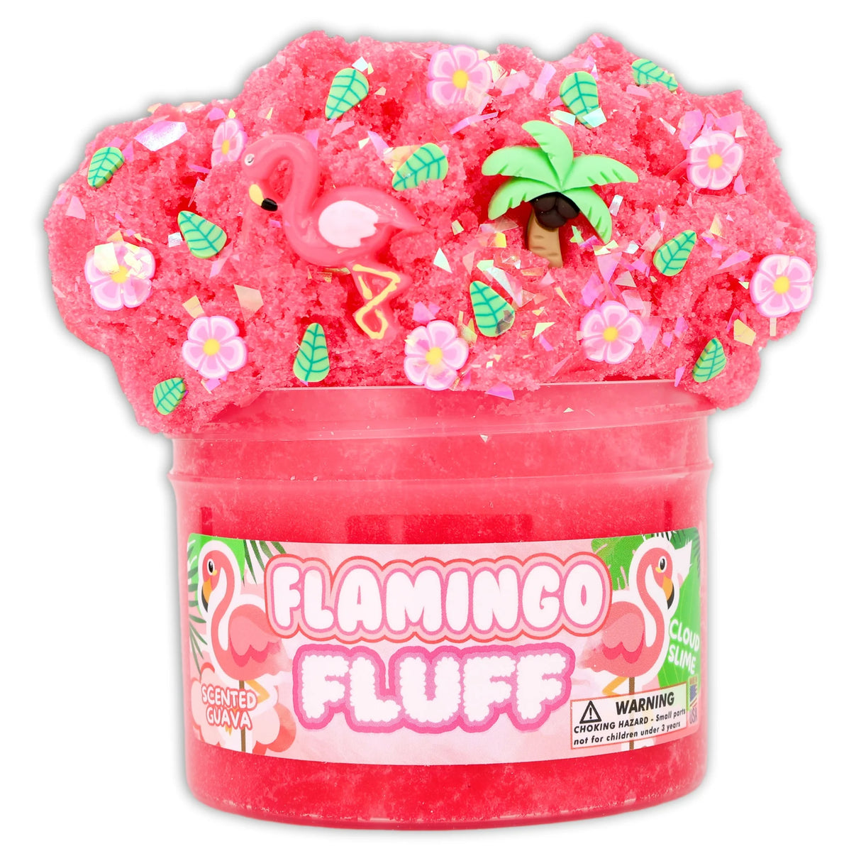 Flamingo Fluff Cloud Slime Dope Slime