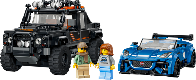 LEGO® Speed Champions Jaguar Project 7 & Land Rover Defender