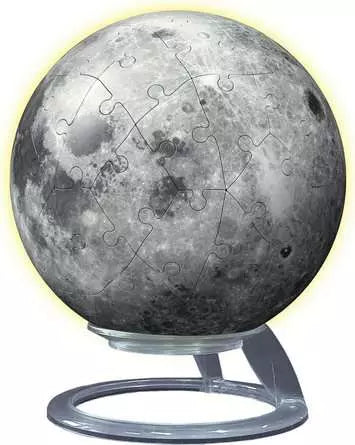 Glow In The Dark Moon 3D