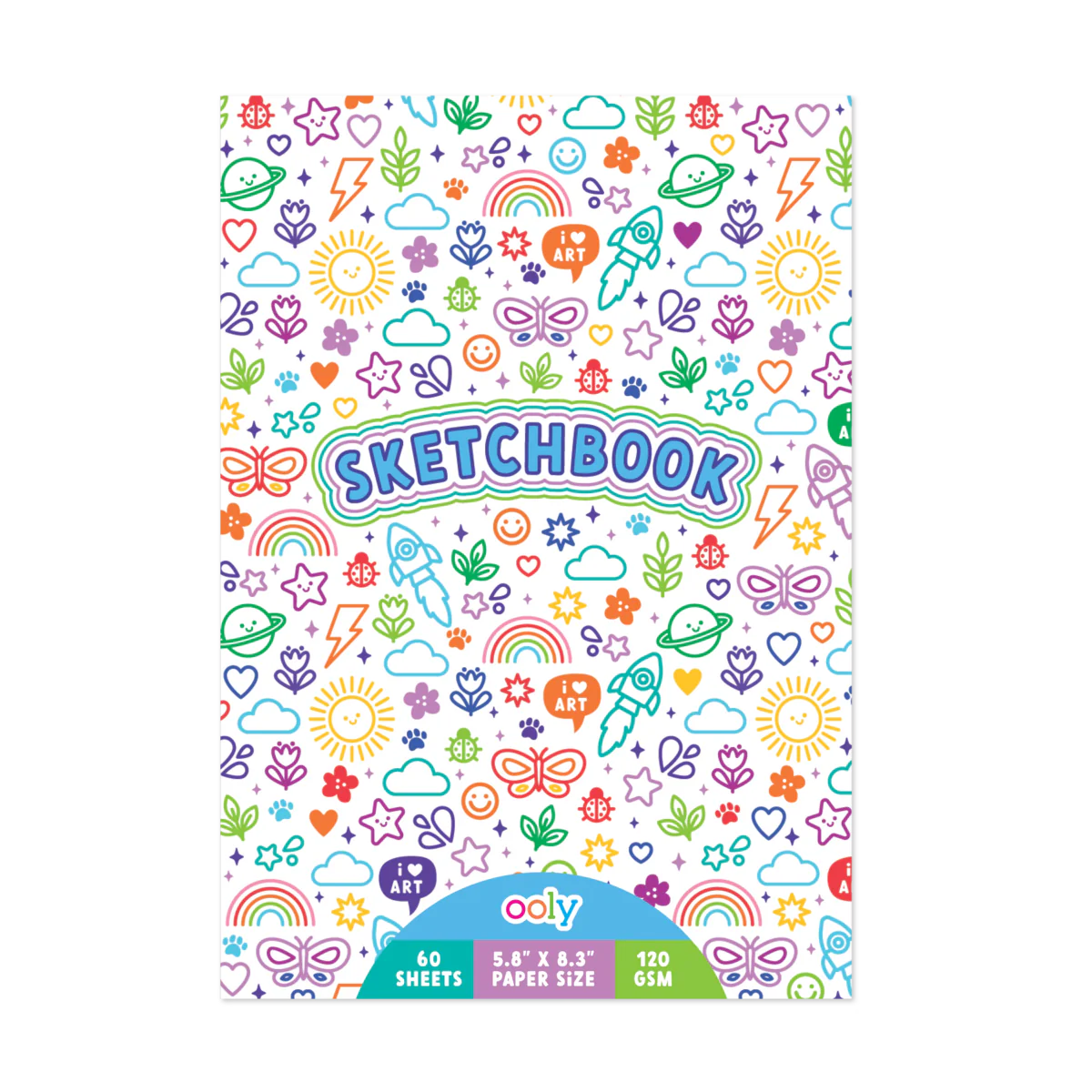 Colorful Doodles Sketch Pad