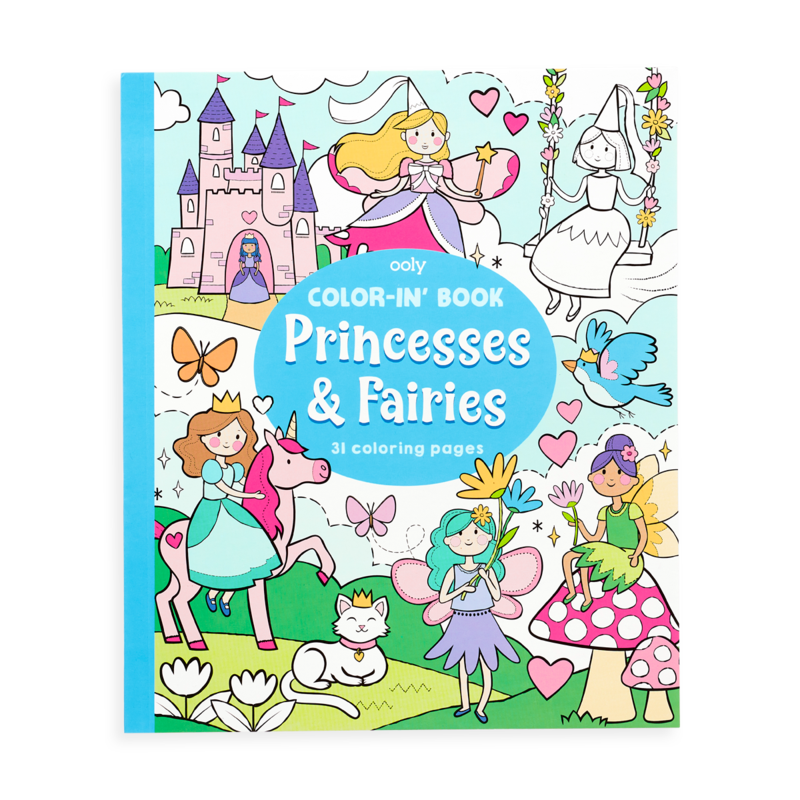 Princess and Fairies Coloring Book