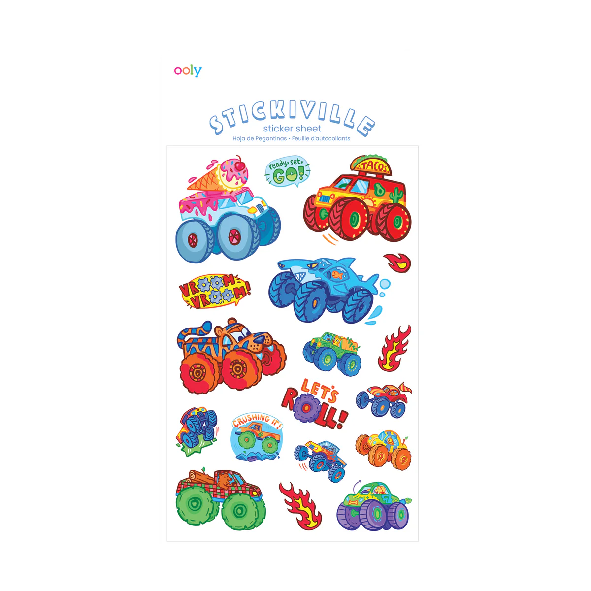 Monster Truck Stickers