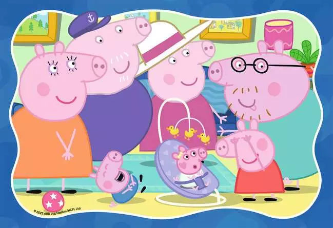 35 pc Peppa Pig My Family Puzzle