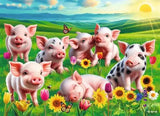 60 pc Precious Piglets Puzzle
