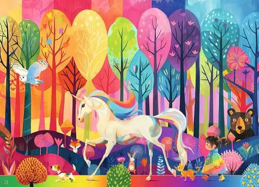 60 pc The Fantastic Forest Puzzle