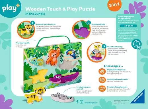 Play+ Jungle Wooden Puzzle