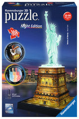 Statue of Liberty at night 108pc 3D Puzzle