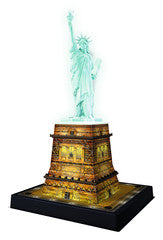 Statue of Liberty at night 108pc 3D Puzzle