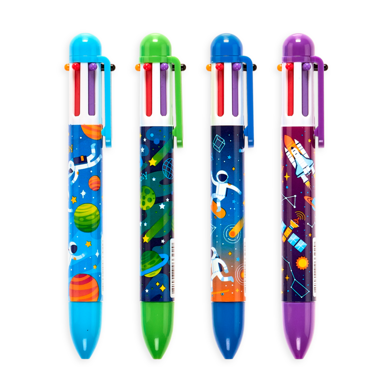 Astronaut 6 click multicolored pen