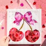 Sweet Cherry Dazzling Designs Canvas