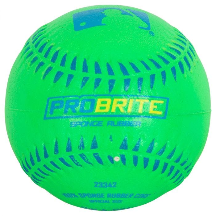 MLB ProBrite Rubber Tee Ball