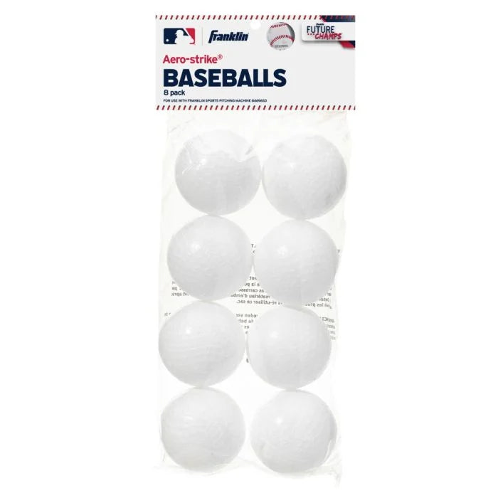 Aero-Strike Plastic Baseballs (8 pack)