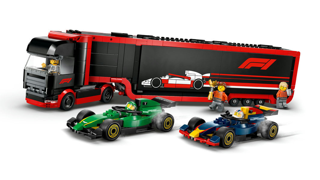 LEGO® City F1® Truck with RB20 & AMR24 F1® Cars