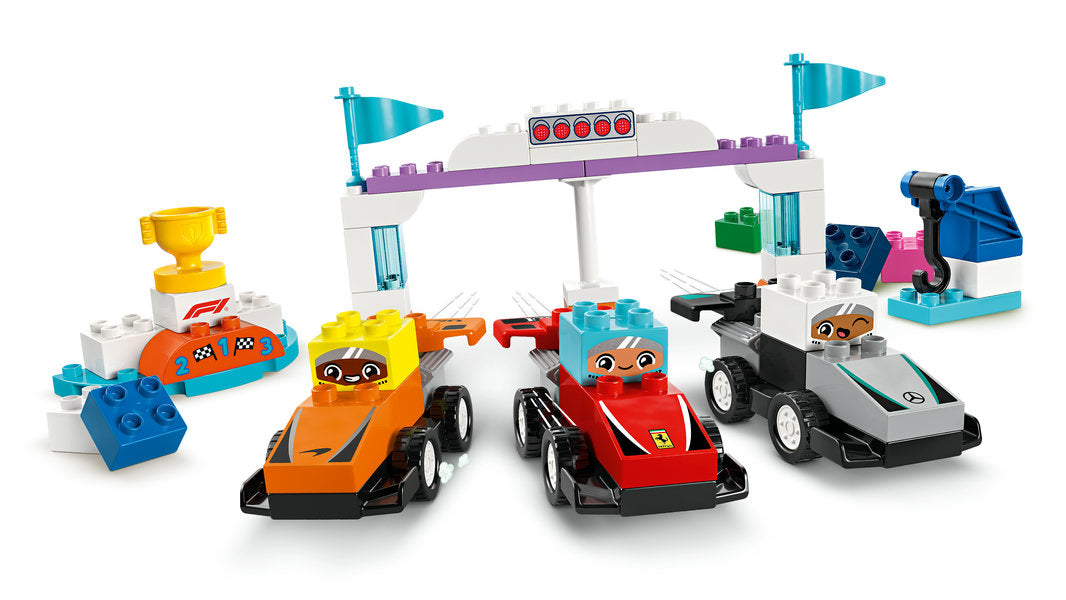 LEGO® DUPLO® F1® Team Race Cars & Drivers