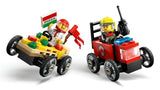 LEGO® City Pizza vs. Fire Truck Race Car Pack