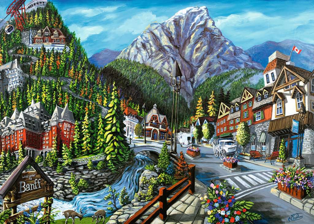 1000 pc Welcome to Banff Puzzle