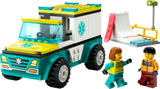 LEGO® City Emergency Ambulance and Snowboarder