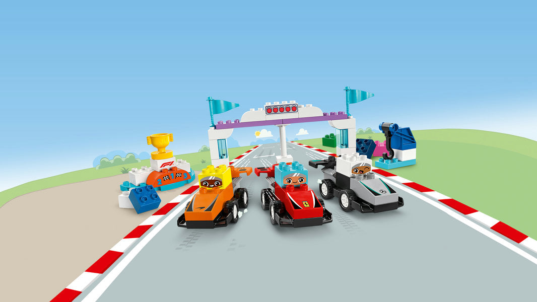 LEGO® DUPLO® F1® Team Race Cars & Drivers