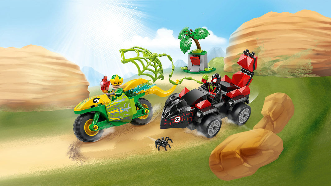 LEGO® Spidey And His Amazing Friends Spin and Electro Dinosaur Vehicle Chase