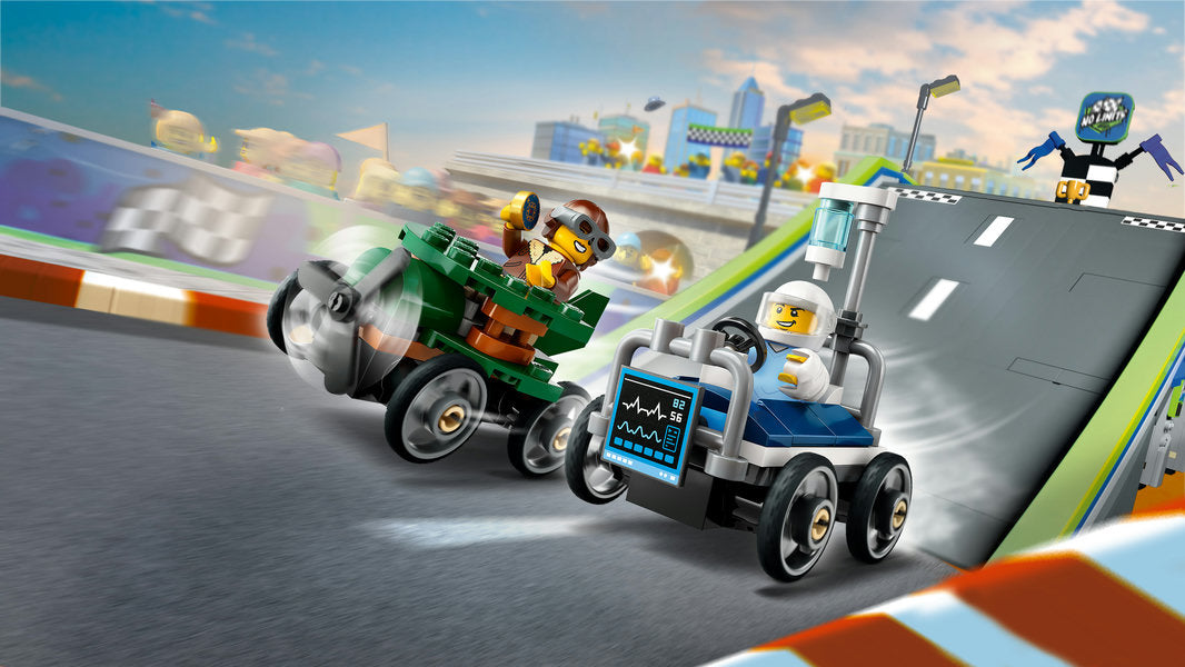 LEGO® City Airplane vs. Hospital Bed Race Car Pack